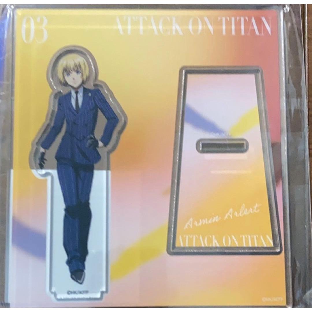Used Attack on Titan RUNWAY Gekido Acrylic Stand Armin IP Bookstore Kyoto