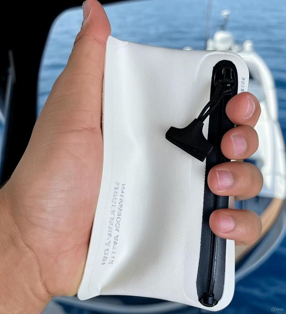 IPX8 Diving Level Professional Waterproof Card Holder High Strength Airtight Zipper Card Key Earphone Coin Purse Small Bag