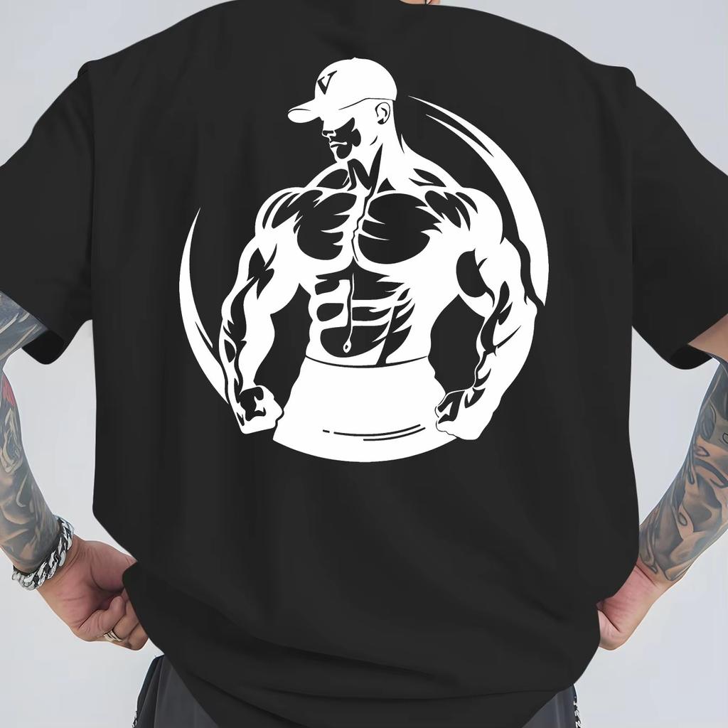 2026 New for Relaxing Summer Unisexs Tshirt Muscle Unisex Cotton TShirt Fitness Athletic Casual Sporty Style This Is The Original