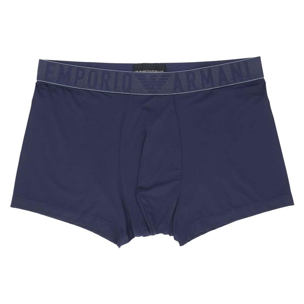 Emporio Armani ESSENTIAL MICROFIBER Boxer Shorts, Men's, Navy, Sizes S/M/L, Front Closure, EU Sizes, 54059831