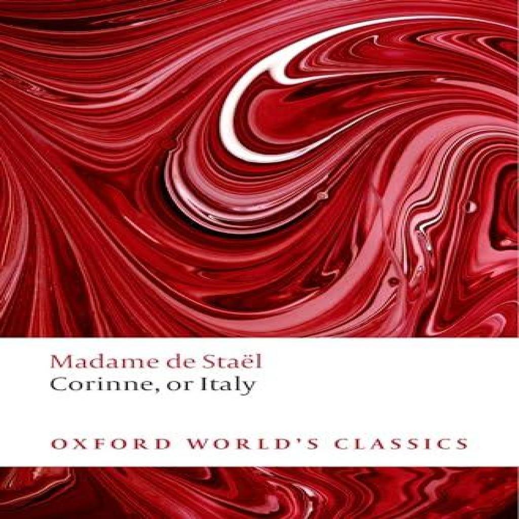 Corinne by Madame De Stael Paperback Book 9780199554607