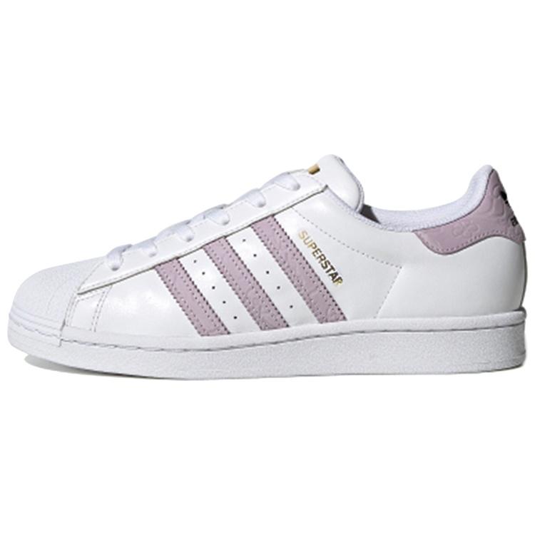(WMNS) adidas originals Superstar White Purple Women s FW3567 EU 36