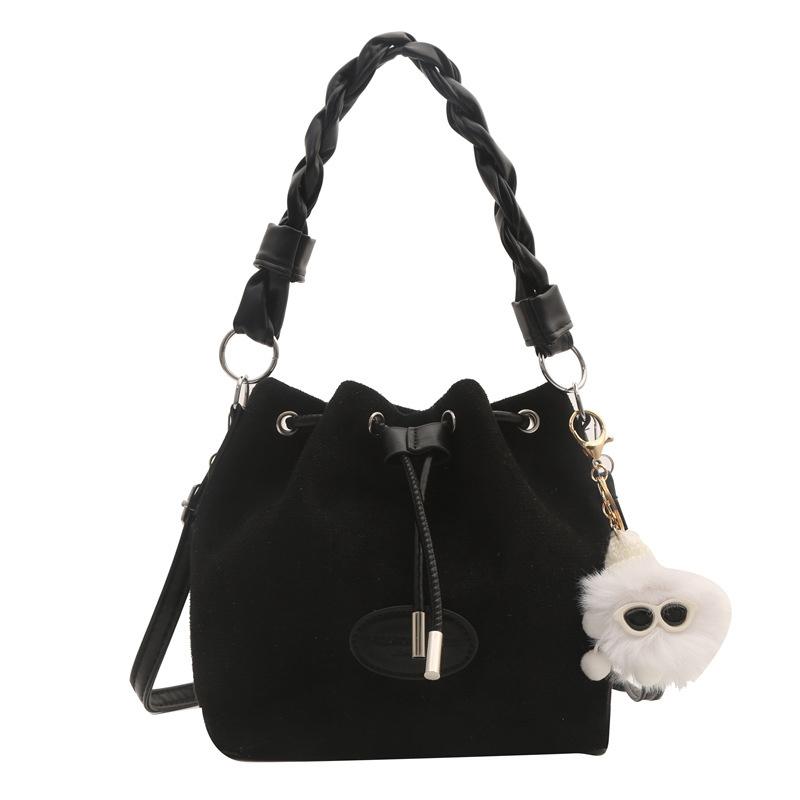 Retro kabelové kabelky pro ženy Korejské jednoduché ležérní crossbody přes rameno univerzální dámské kabelky nové