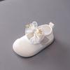 Baby Girls' Cute Bow Anti-Kick Walking Shoes & Flats, Spring New Arrivals Korean-style Breathable Soft-Sole Princess Shoes.