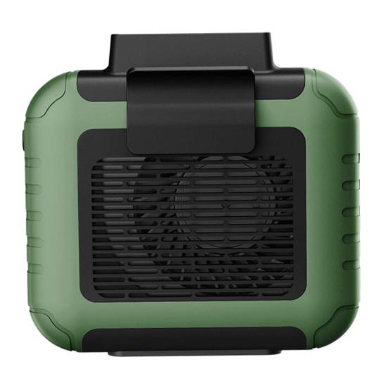

Модный многоцелевой поясной вентилятор с защитой от падения, 6000 мАч, бесшумный зелёный