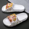 Large Size Summer Style Simple Lightweight EVA Couple Thick Sole One-Strap Outdoor Beach Slippers for Men and Women