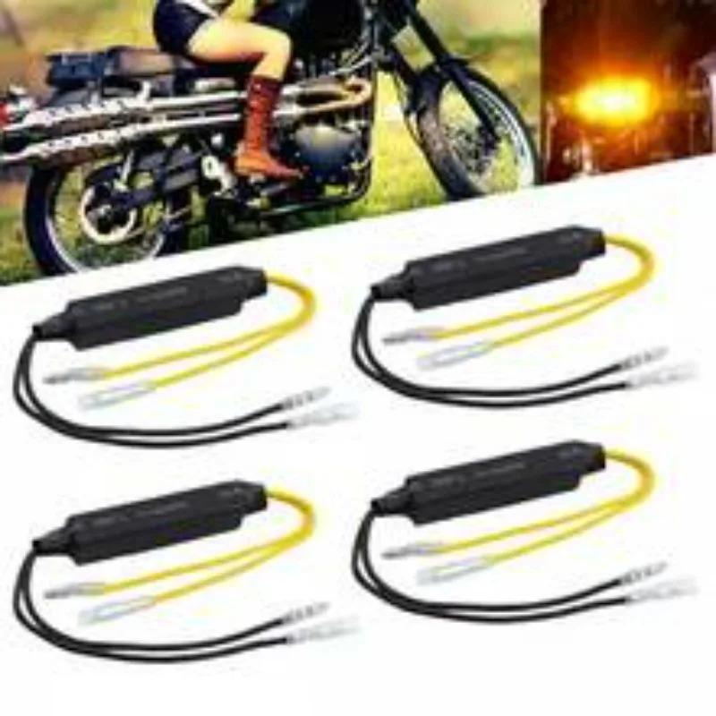 12V Universal for Motorcycle Flasher LED Turn Signal Indicator Resistor Adapter - Fix No Flash or Fast Flash Issues