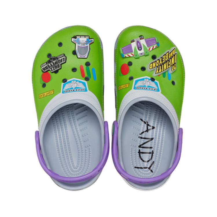 Toy Story X Crocs Classic Clog Kids Buzz Lightyear Kids Sneakers Green Blue Grey 209856-0ID