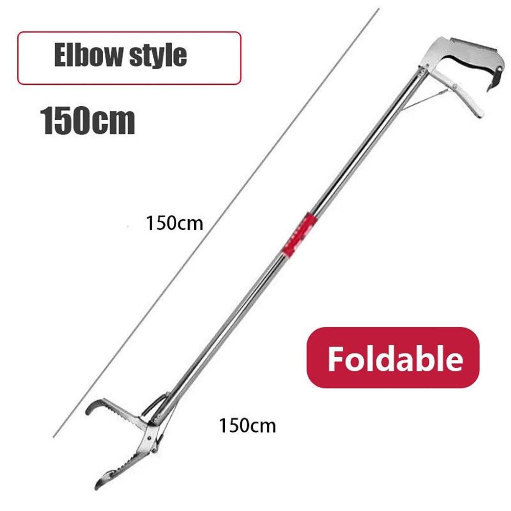 1Pcs Long Handle Snake Tongs Folding Snake Fish Catcher  for Crab Fish Seafood Snake