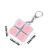 Keyboard Fidget Toy 4/9 Keys Keyboard Fidget Keychain Antistress Keyboard Button Fingertip Key Caps Pendant Stress Relief Toys