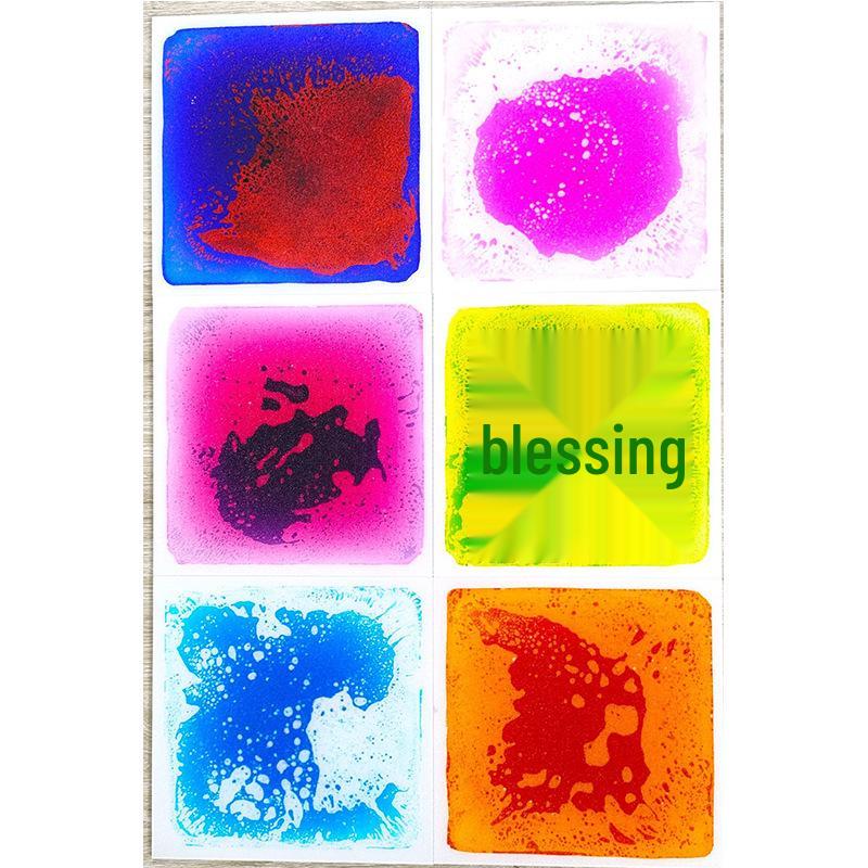 Liquid Floor Tile Sensory Mat 30x50CM - Flowing PVC Puzzle Brick