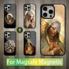 Virgin De Guadalupe For iPhone 15,Mini,13,12,Pro,16,17,Max,11,14,Plus,For Magsafe,Magnetic Wireless Charging Case