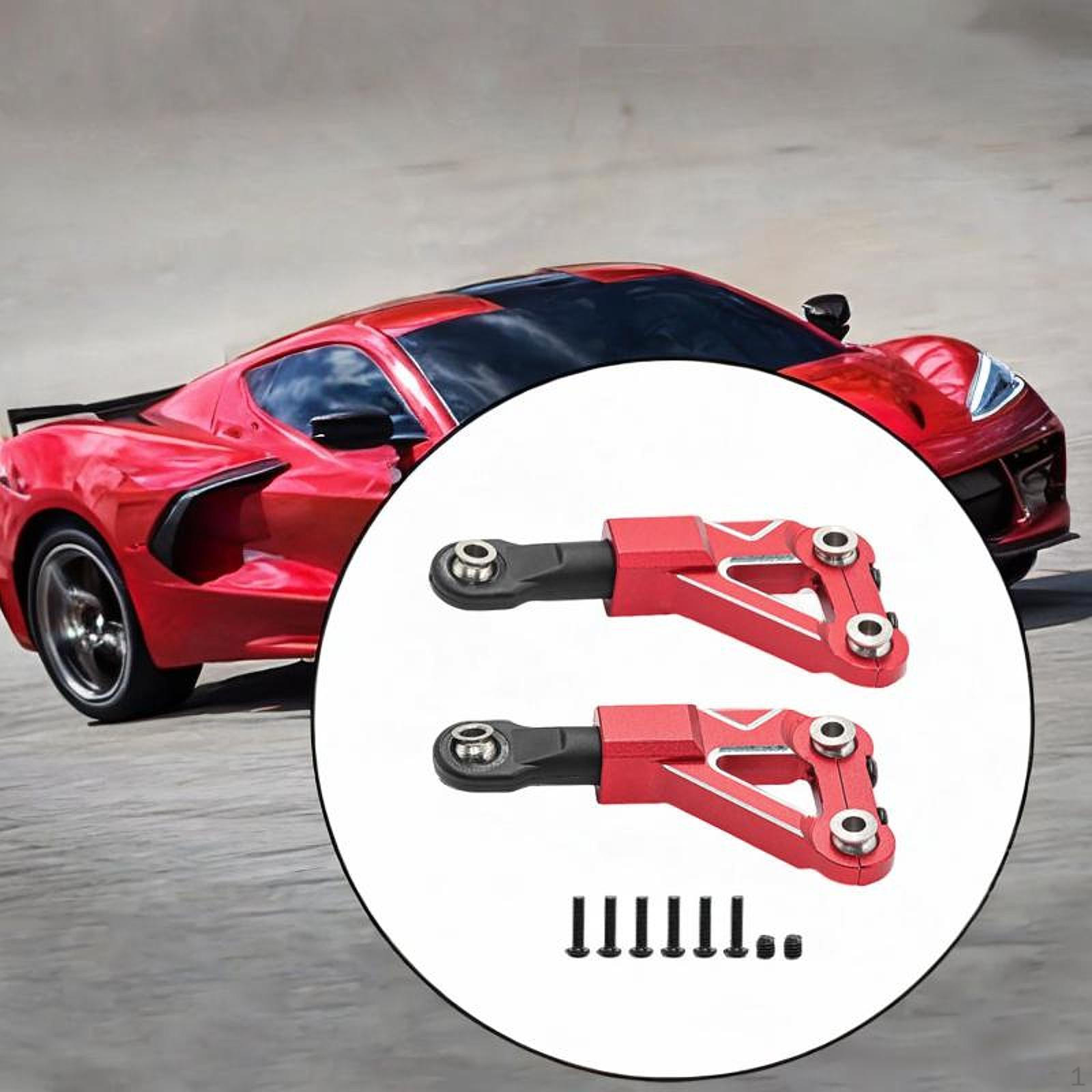 

Передні верхні важелі 1/10 RC Дрифт Кари Запчастини Алюмінієві Підвіски Комплект Модернізації Аксесуари для червоний