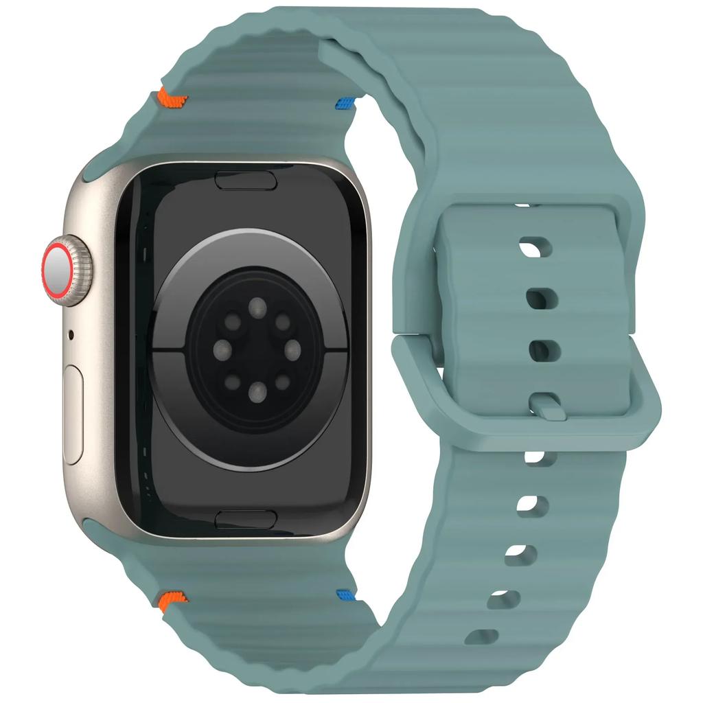 Silicone Sport Straps For Apple Watch Band 46mm 40mm 45mm 41mm 49mm 44 42mm Correa Bracelet Iwatch Series 10 9 8 7 6 Se Ultra 2