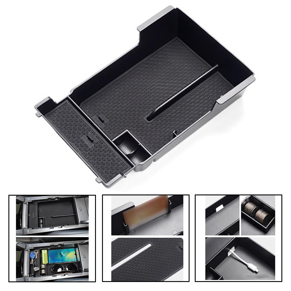 Armrest Box Car Storage Box ABS Black High-quality Replacement Wear-resistant For Mazda 3 Axela (2019-2024) New
