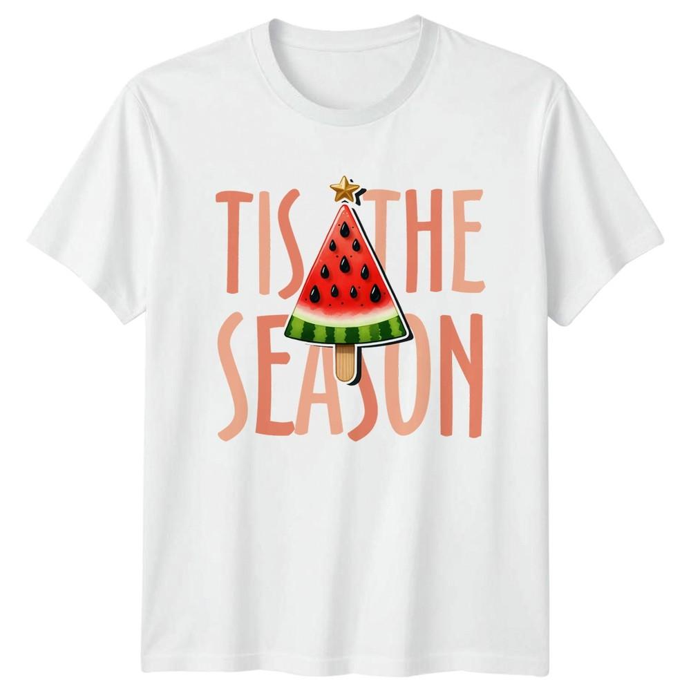 Tis The Season TShirt Christmas In July Watermelon Christmas In July Gift S