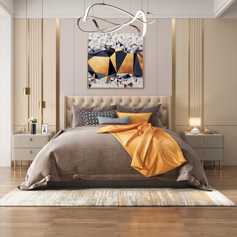 Modern Two-Tier Bedside Table