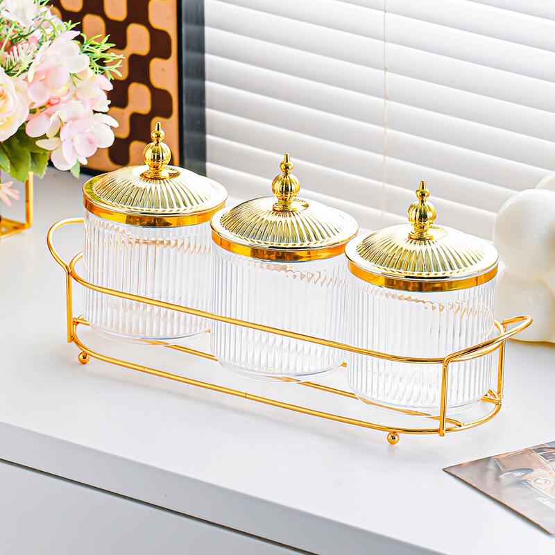 ZISIZ Goldene Runde Versiegelte Getreidevorratsgläser