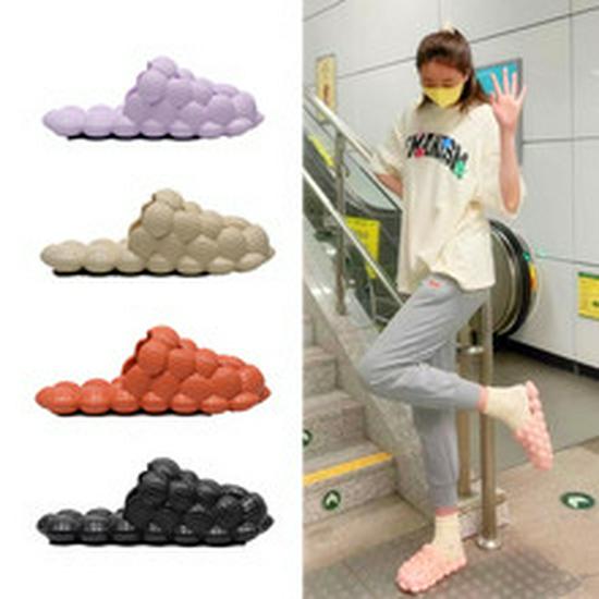 Women's Cool EVA Slippers: Thick-Soled, Non-Slip, Comfortable Home Sandals