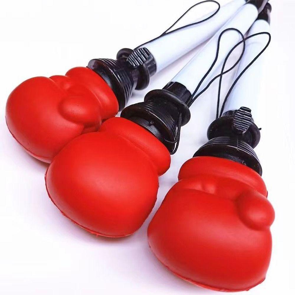 Lustige Form Hüpfender Kugelschreiber Gelstift Faustförmiger Stift Einzigartiger Boxhandschuh-Stift Schreibwerkzeug