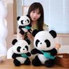 Kawaii Panda Plush Toys Stuffed Panda with Backpack Plush Pillow Birthday Christmas Decor Gift for Children Girls