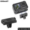 For DJI OSMO Action 1Pro 1 1 Camera Magnetic Fork Adapter Quick Release Adapter Extension Mount Base