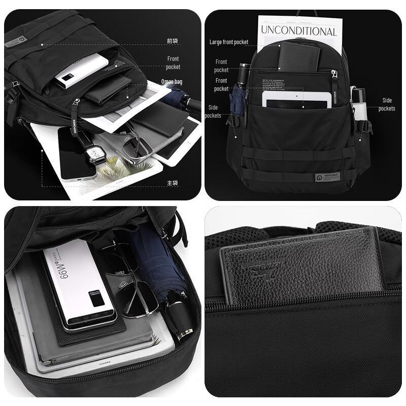 Men's Lightweight Water-Resistant Laptop Backpack