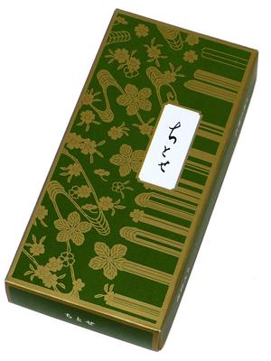 Kyukodo Chitose Incense Sticks, Paper Box, Loose Pack, Approx. 75g, 14cm (Set of 3)