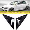 For 2013- VW Golf 7 MK7 MK7.5 Gloss Black Car Window Side Front Louver Cover