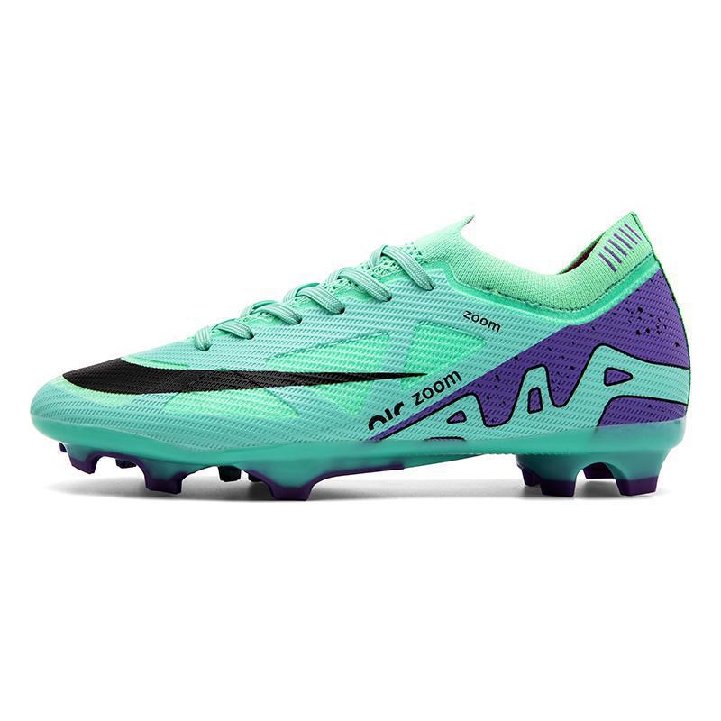 World Cup low-top football shoes into artificial turf long nails leather feet boys and teenagers sports training