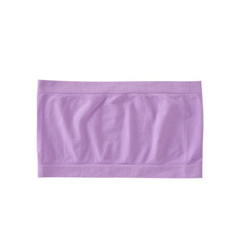 

Европейский и американский бесшовный женский бюстье без бретелей - Дышащий, красивая спина и жилет от засветов Large фиолетовый