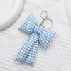 Bows Keychains for Women Cute Bowknot Beaded Keyring Charm Aesthetic Phone Chain Accessories Key Chain for Car Key