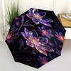 1pc Floral Fantasy Automatic Open/close Umbrella, 8-Rib sturdy structure, Auto Folding/Opening, Portable Travel Umbrella for Women,127