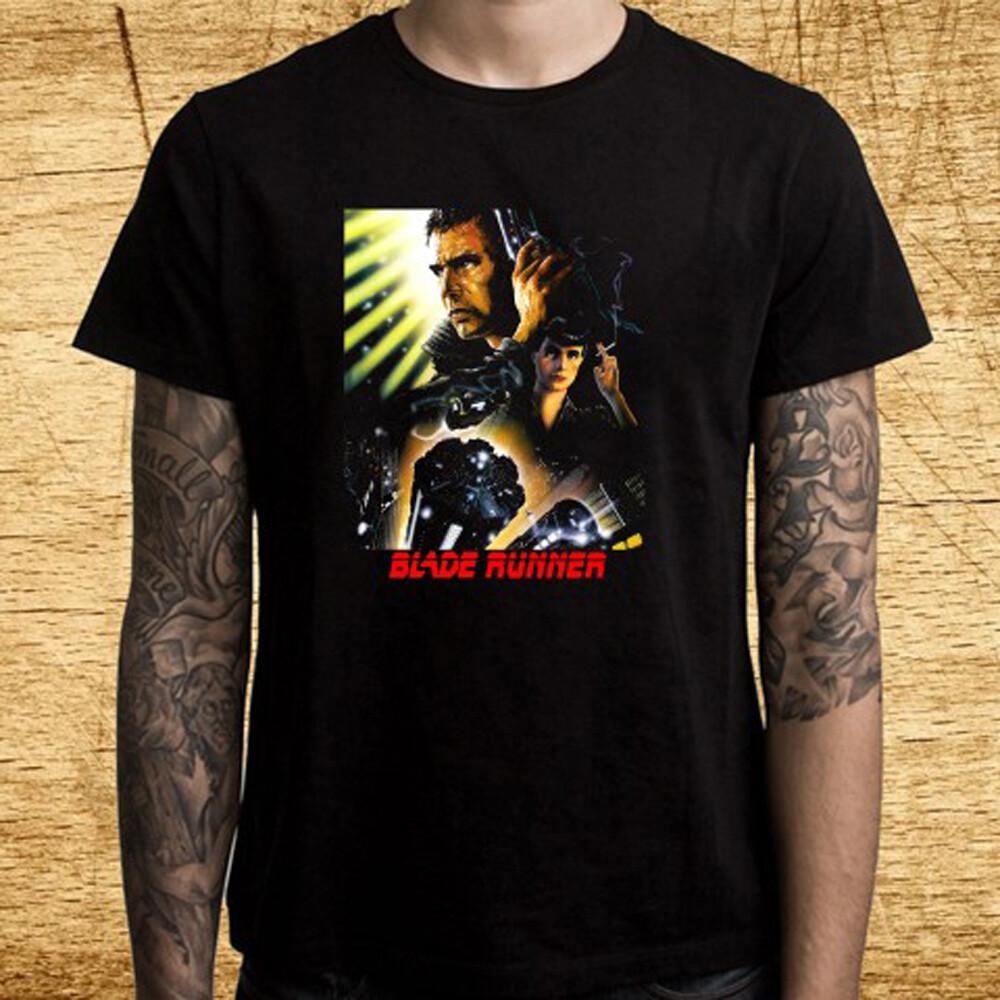 Blade Runner Movie Men s Black T-Shirt Size S-5XL Unisex T-Shirt M