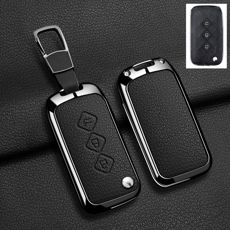 Car Zinc Alloy Remote Key Case For Chevrolet AveoTrax Groove Captiva 2024 Wuling Hongguang S Baojun 510 730 360 560 RS-5 530 630