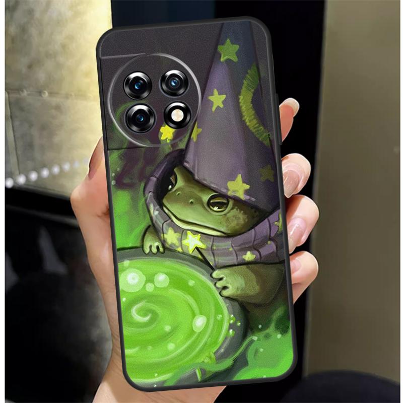 Witch Frog Cover For OnePlus 13 13R 12 12R 11 10 Pro 8T 10T OnePlus Nord 4 CE 3 2 Lite N30 N20 N10 Case