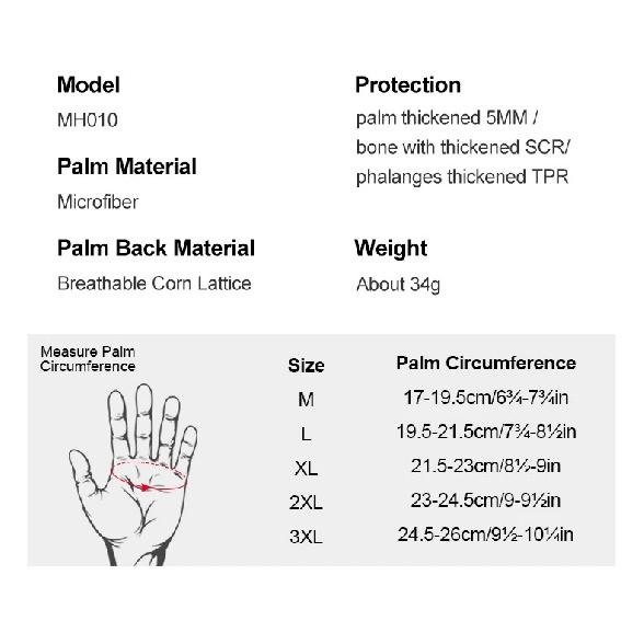 INBIKE Summer MTB Cycling Gloves Gel Padded Half Finger Bicycle Gloves for Men Breathable Outdoor Sport Bike Gloves Accessories