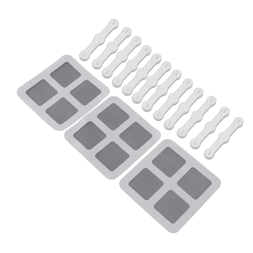 12Pcs Screen Window Clips Home Windows Mounting Buckle for Fly Screen Insect Protection