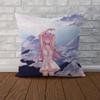 Darling In The FranXX Pillow Case For Car Sofa Decorative Home Doublesided Print Plush Square Throw Pillow Cushion Cover