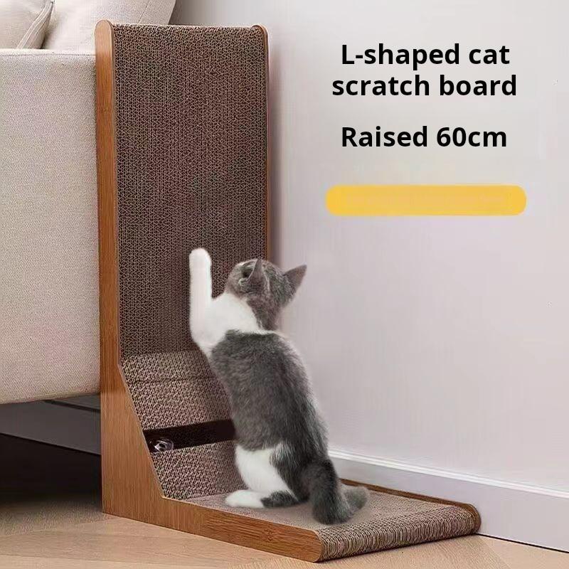 Kratzbaum für Katzen Kratzbrett für Katzen Holz Kratzpfosten Möbel Kratzspielzeug zum Krallenschleifen