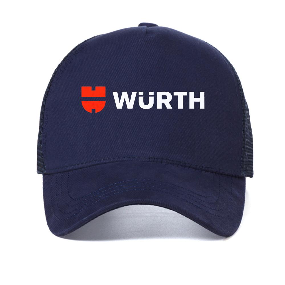 Wurth Hand Tools Black and White baseball cap Stylish Leisure Amusing Printed Streetwear Vintage Harajuku caps mesh trucker hat