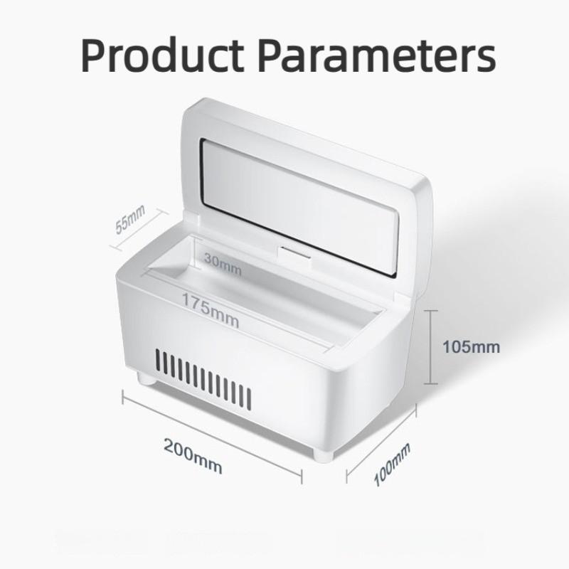 Mini Portable Refrigeration Box Car Home Dual Use Rechargeable Refrigeration Small Refrigerator