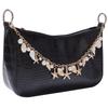 Lightweight Bag Accessory Shell Starfish Imitation Pearls Key Ring For Purse Or Phone Handmade Purse Accessories