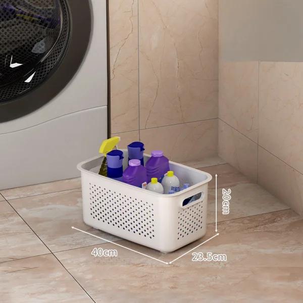 

Складная корзина для хранения одежды, высокая грузоподъемность, большой объем, дышащий органайзер для ванной комнаты, аксессуары для дома