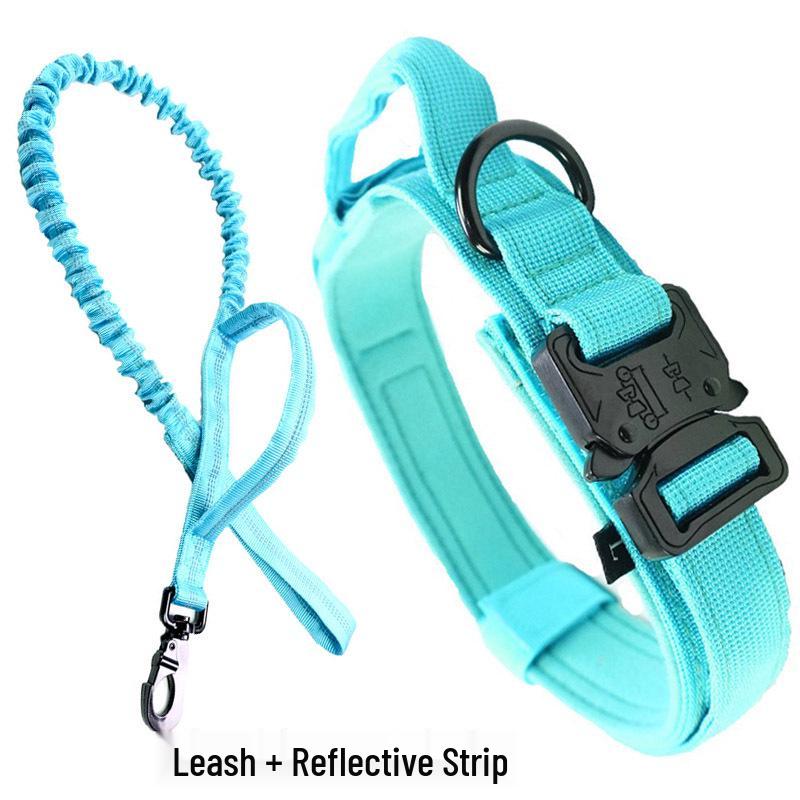 Tactical Dog Collar for Large & Medium Dogs - Thick, Non-Choking Military Design