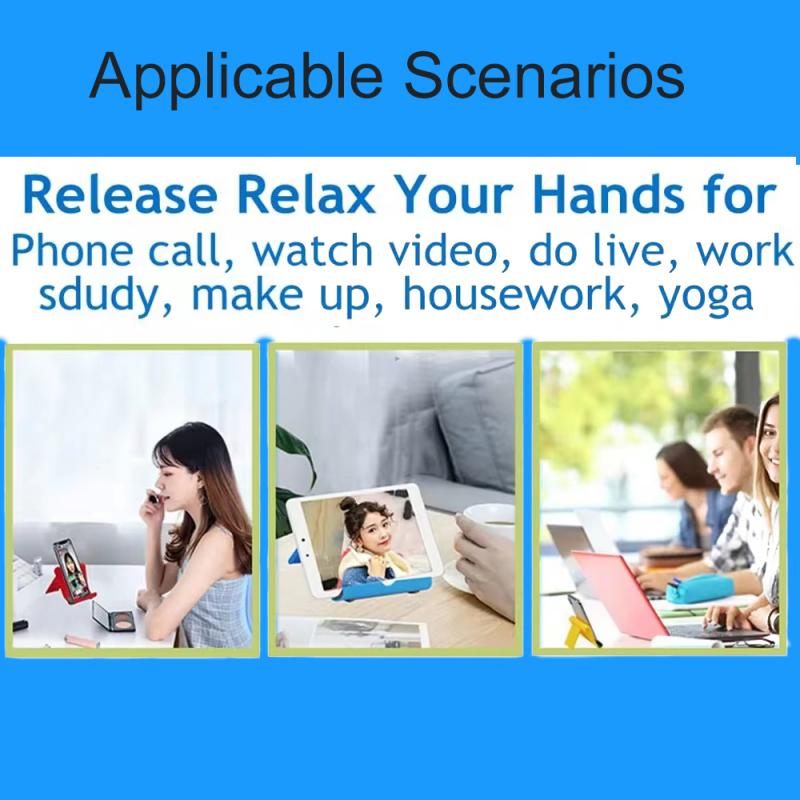 Suporte de mesa dobrável multiângulo para telefone Suporte de montagem ajustável para Samsung S7 Edge Iphone Xiaomi Suporte para celular e tablet