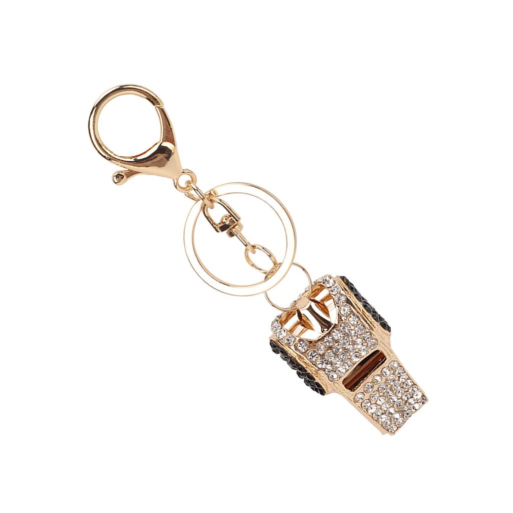 Keychain Zinc Alloy   Whistle Keychain Bag Decoration Ornament Metal Pendant Craft Jewelry Small Gift