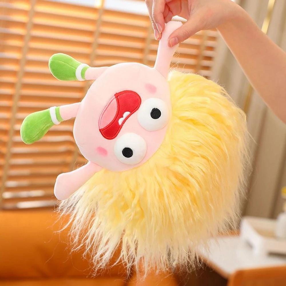 25cm Net Red Dopamin Augenrauschend Verrückt Baby Hässlich Süß Plüschpuppe Cartoon Lustige Puppe Plüschtier Lustige Persönlichkeit Geschenk Jungen Mädchen