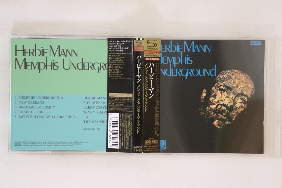 

CD HERBIE MANN - Memphis Underground WPCR13435 RHINO 2009 Japan Obi Jazz Used