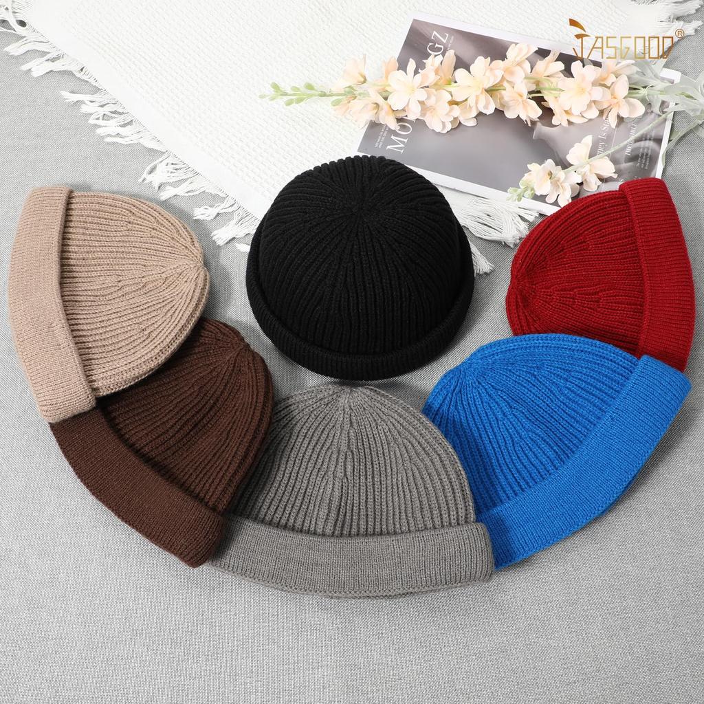 JASGOOD Knit Nylon Braided Knit Islamic Black Men's Hat, Hat, Beanie, Cap, Watch, Stylish, Women's, Unisex, Outdoor,